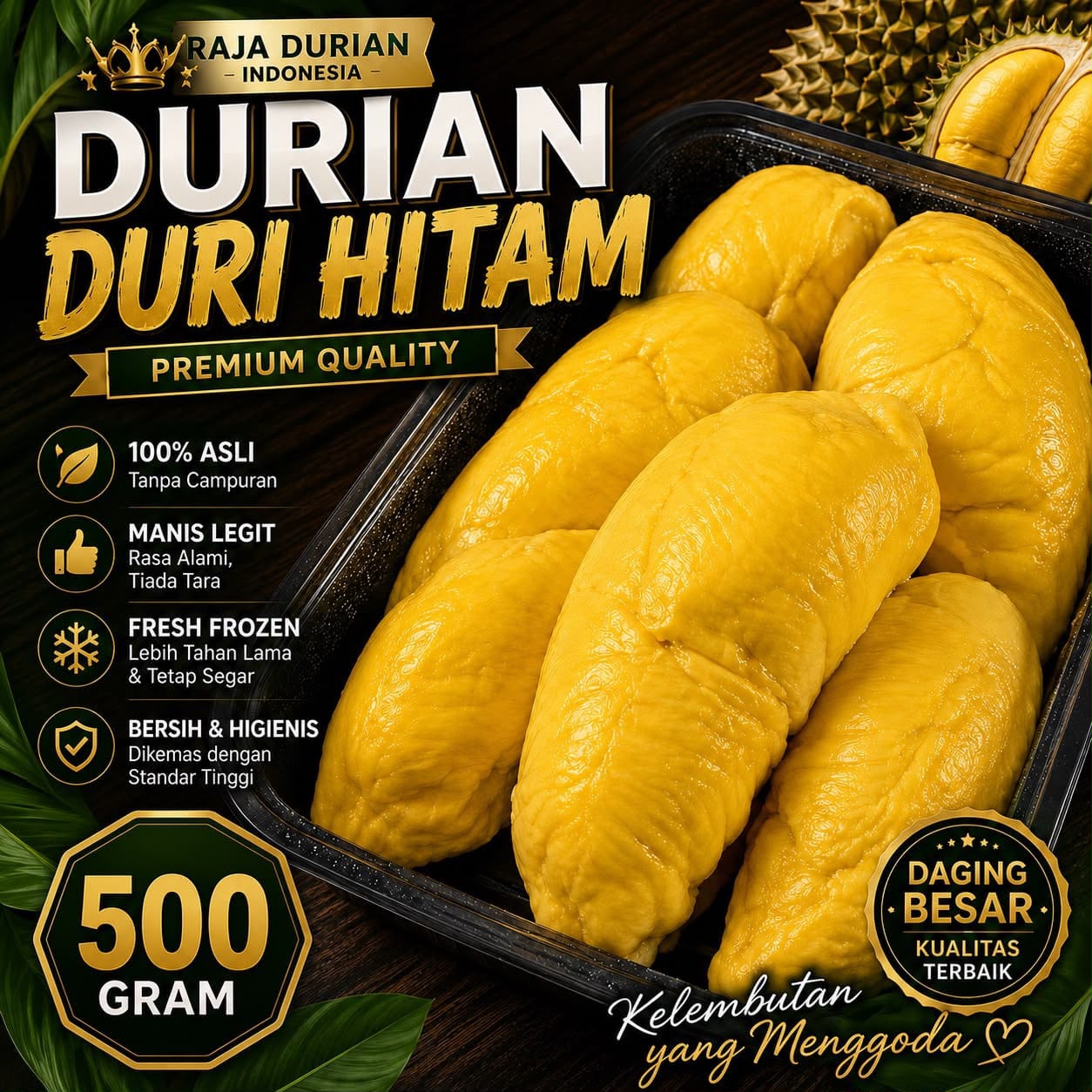 Durian Duri HItam Premium